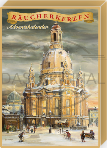 Dresden Frauenkirche neu · Räucherkerzen Adventskalender
