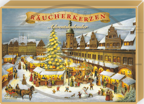 Leipzig Weihnachtsmarkt · Räucherkerzen Adventskalender